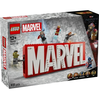 Sigla si minifigurine MARVEL 76313 LEGO Marvel Super Heroes 