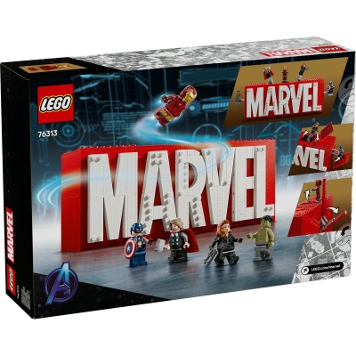 Sigla si minifigurine MARVEL 76313 LEGO Marvel Super Heroes 