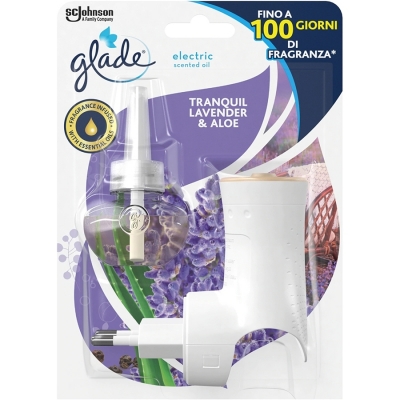 Odorizant electric automat pentru camera, lavanda & aloe, 20 ml, Glade