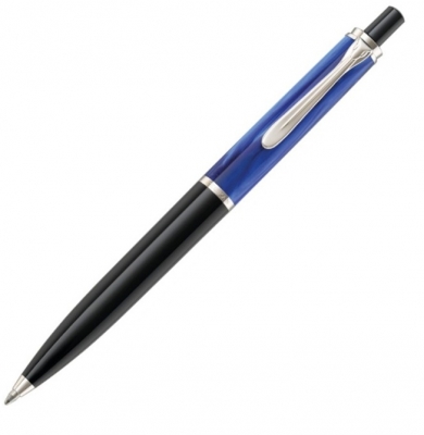 Pix Classic K205, accesorii argintiu lucios, Marbled-Blue, Pelikan