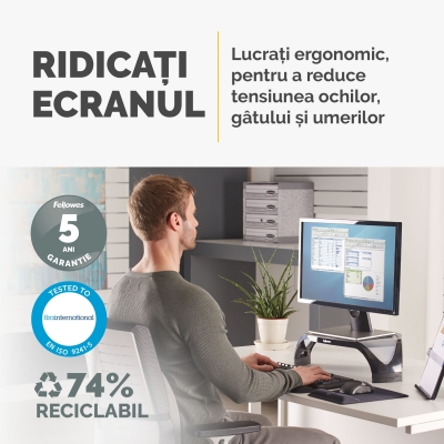 Suport pentru monitor Smart Fellowes