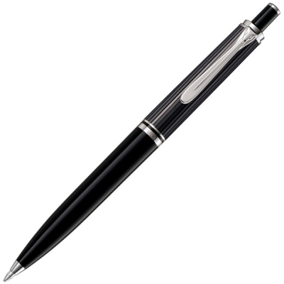 Pix Souveran K405 Stresemann, accesorii paladiu, corp negru-gri, Pelikan