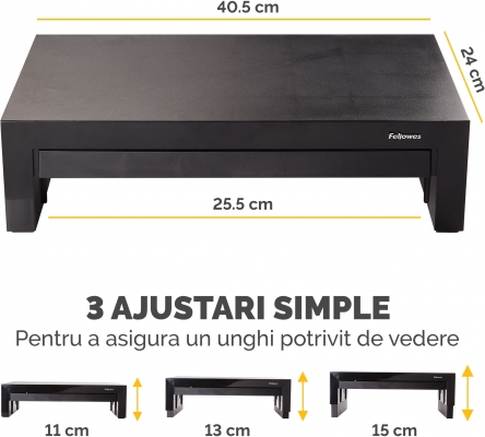 Suport inaltator pentru monitor Designer Suites Fellowes 