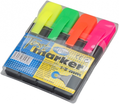 Textmarker 4/set Centrum