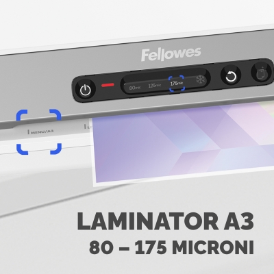 Laminator Amaris LX, A3, 6 role, alb Fellowes