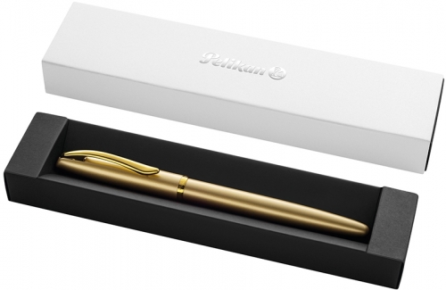 Stilou Jazz Noble Elegance, Yellow Gold, patron cerneala + cutie cadou, Pelikan