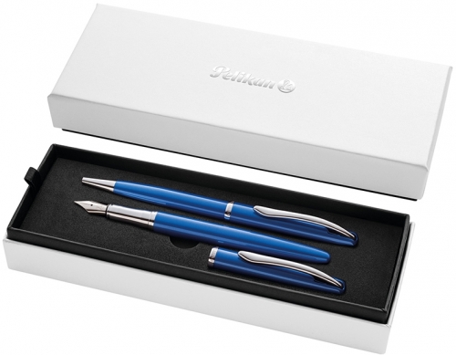 Set Jazz Noble, pix + stilou, Saphire Blue, Pelikan