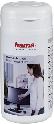 Lavete curatare ecran 100 buc/tub Hama