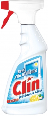 Detergent pentru geamuri cu pompa 500 ml lemon Clin