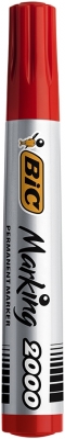 Marker permanent Marking 2000 ECOlutions, varf rotund, mediu, diferite culori, 4 buc/set BIC 