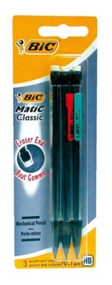 Creion mecanic matic 0.7mm 3 bucati/set Bic