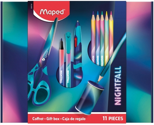 Set cadou pentru colorat 11 piese Nightfall Maped 