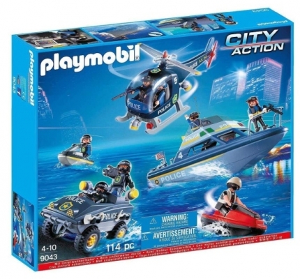 Set Vechicule De Politie Playmobil