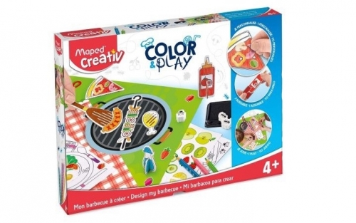 Set Creativ Color & Play Barbecue Maped