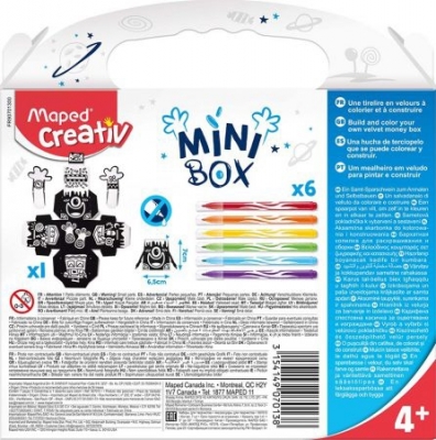 Set Creativ Mini box Velvet Maped