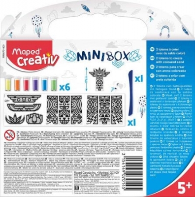 Set Creativ Mini Box Nisip colorat Maped 