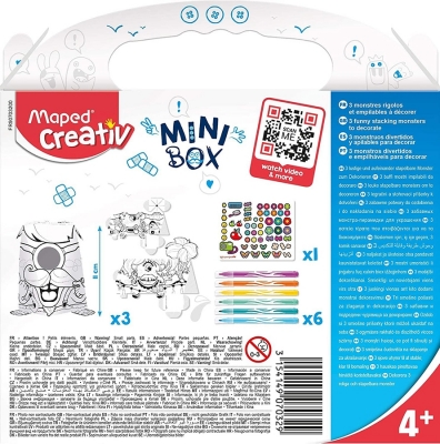 Set Creativ Mini Box Monsters Maped