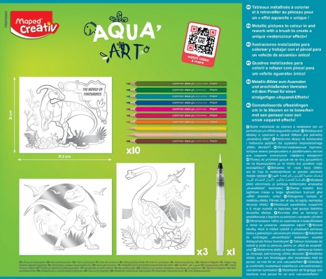 Set Creativ Aqua Art Dinozauri Maped