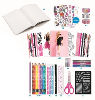 Set creativ Scrapbooking barbie, Maped