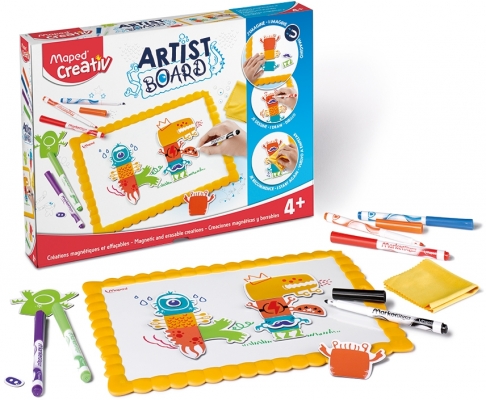 Set Creativ Artist Board Monstrii Maped 