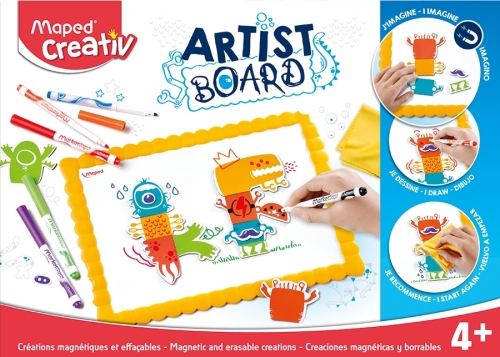 Set Creativ Artist Board Monstrii Maped 