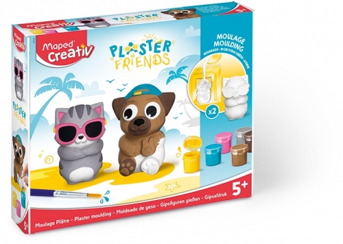 Set Creativ Plaster Friends Pisica & Caine Maped