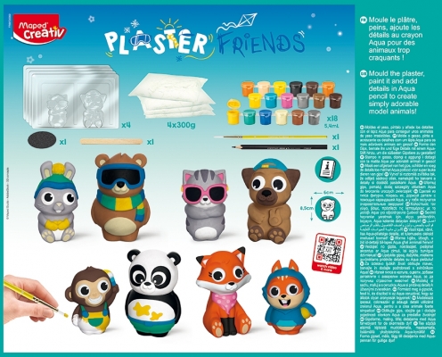 Set Creativ Plaster Friends Maxi Set Maped