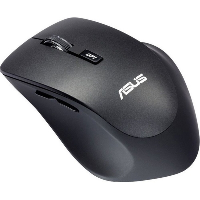 Mouse optic WT425, 1600 dpi, USB, Charcoal Black, Asus