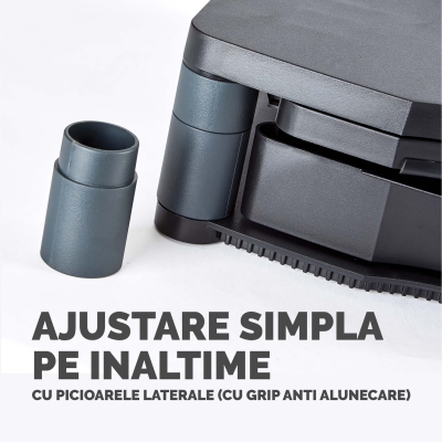 Suport gri pentru monitor Riser Plus Fellowes