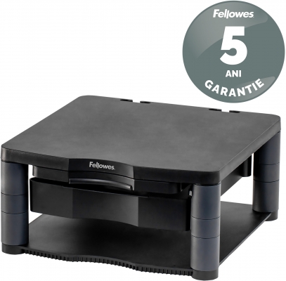 Suport gri pentru monitor Riser Plus Fellowes