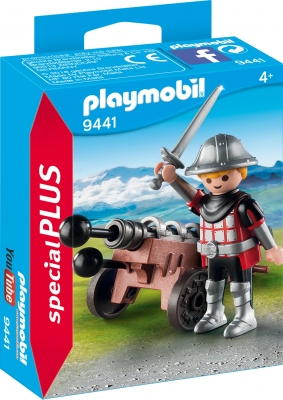 Figurina Cavaler Cu Tun Playmobil