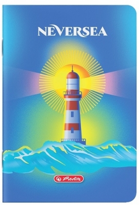 Caiet A5, 48 file, dictando, colturi rotunjite, motiv Dreams of Neversea Herlitz