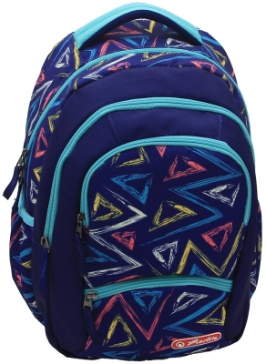 Rucsac Zipper pro Herlitz, motiv Triangle