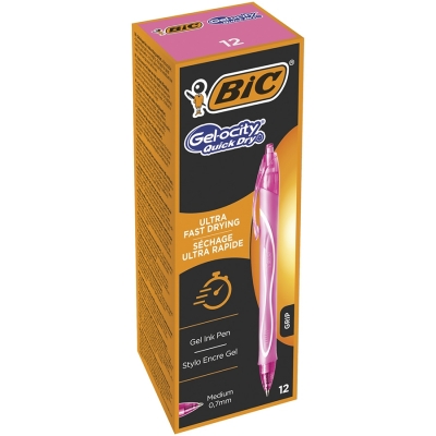 Roller cu gel Gel-ocity Quick Dry roz Bic