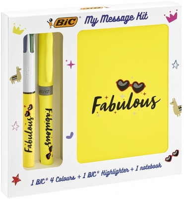 Set My Message Kit Fabulous, 3 piese/set Bic