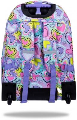 Troller CoolPack Alan, 1 compartiment, compartiment pentru laptop, Pastel Hearts