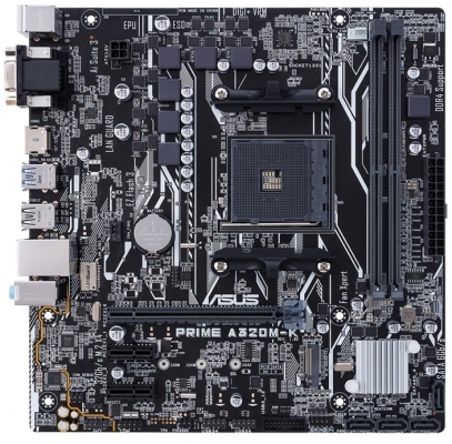 Placa de baza PRIME A320M-K, Socket AM4, ASUS