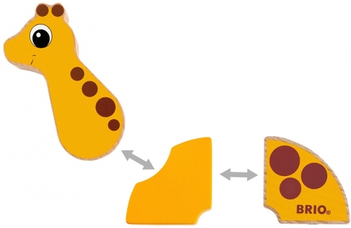 Girafa si elefant magnetici BRIO 