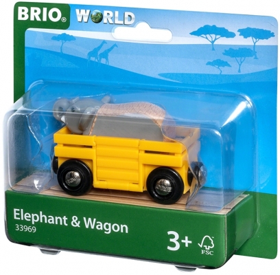 Vagon si elefant BRIO 