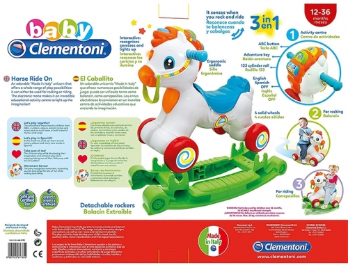 Balansoar Ponei 3 In 1, Baby Clementoni