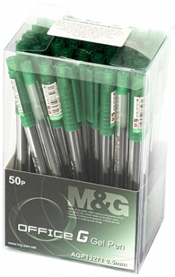 Pix stick economic cu gel, verde, 0.5mm, M&G 