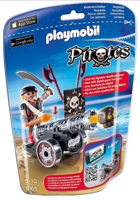 Talhar cu tun negru Playmobil