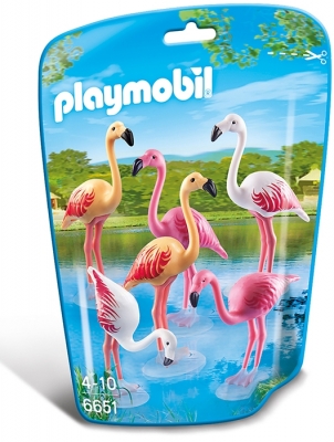 Familie de Flamingo City Life Zoo Playmobil