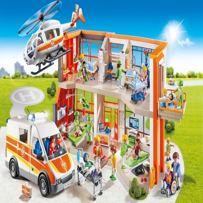 Spital de Copii echipat Kid Clinic Playmobil