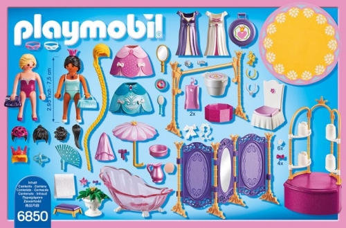 Garderoba cu salon Princess Castle Playmobil