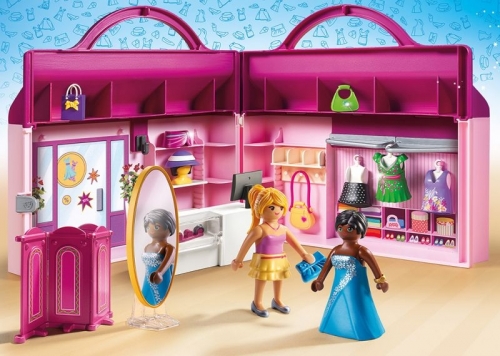 Set mobil Butic cu haine Take Along Fashion Boutique Playmobil