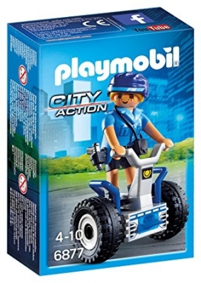 Politista cu masina de echilibru Police Playmobil