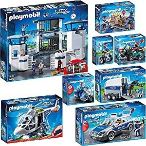 Vehiculul hotului Police Playmobil