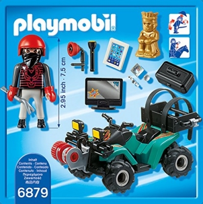 Vehiculul hotului Police Playmobil