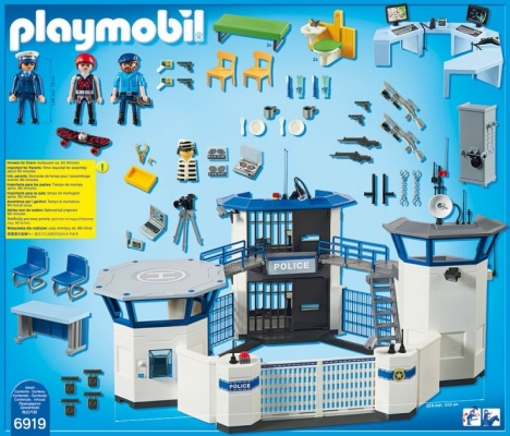 Sediu de Politie cu Inchisoare Police Playmobil